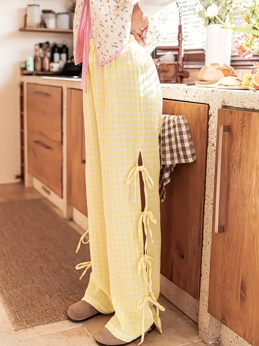 Casual Wide-Leg Pants