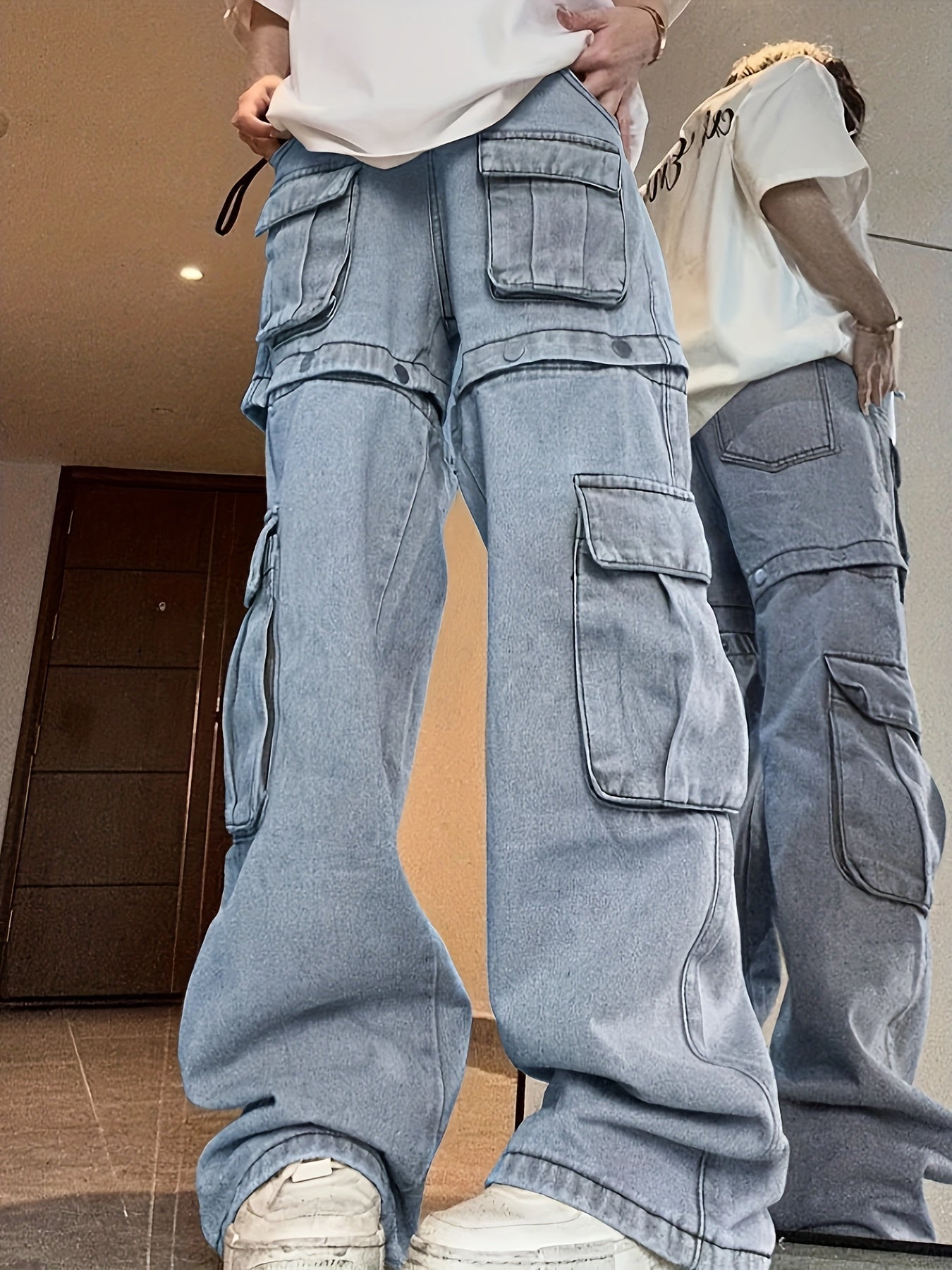 Detachable Cargo Jeans