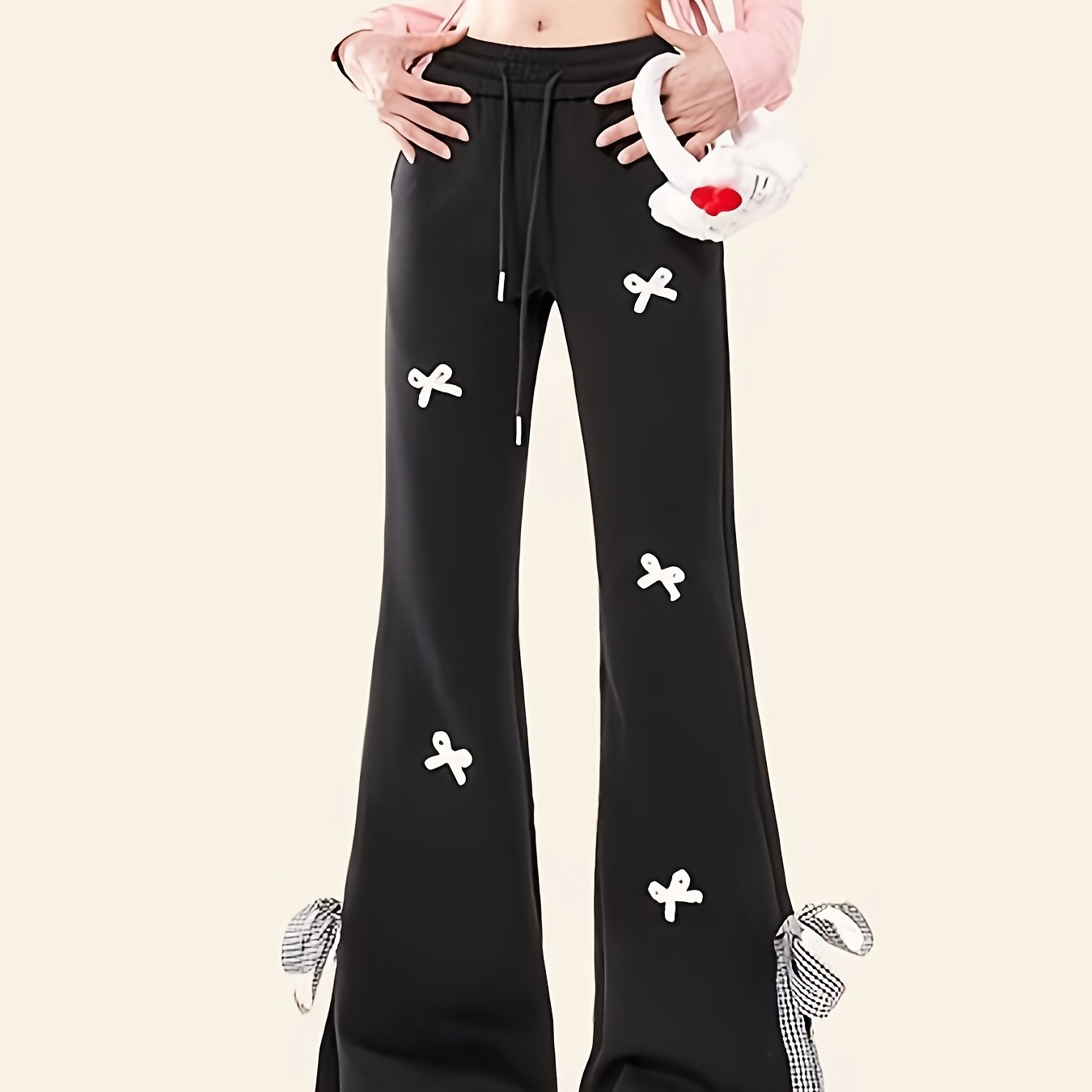 High-Waisted Flared Pants