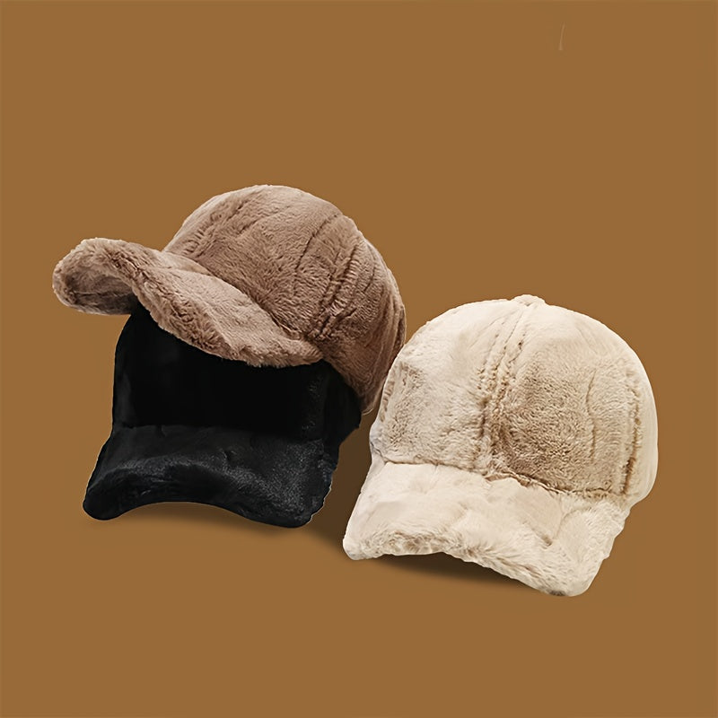 Faux Wool Velvet Hat