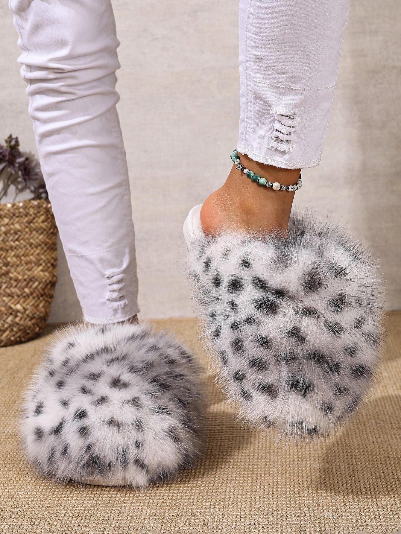 Cozy Leopard Slippers
