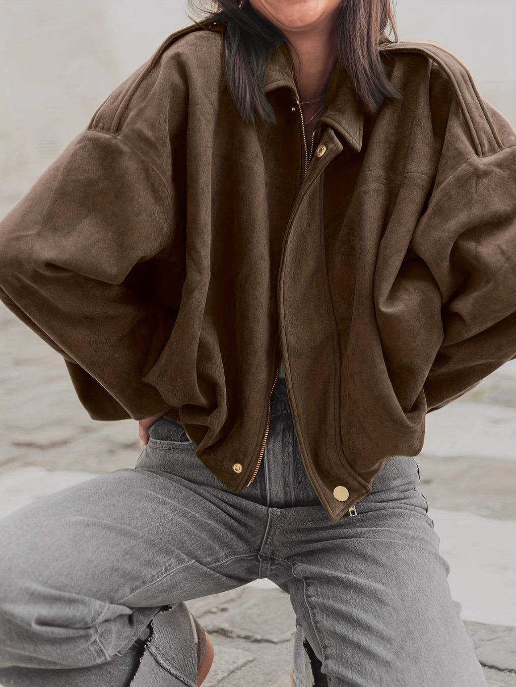 Elegant Faux Fur Jacket