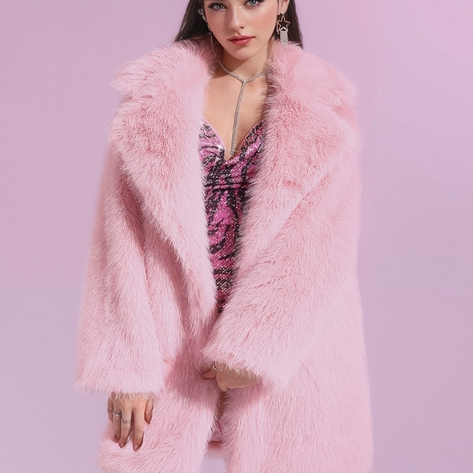 Faux Fur Coat