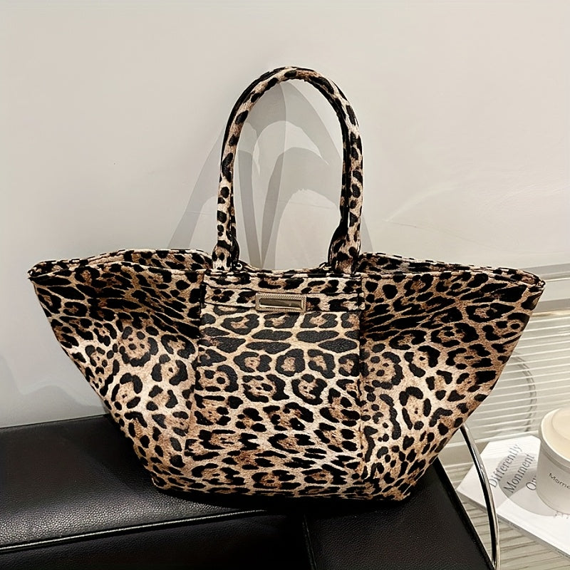 Leopard Print Tote Bag