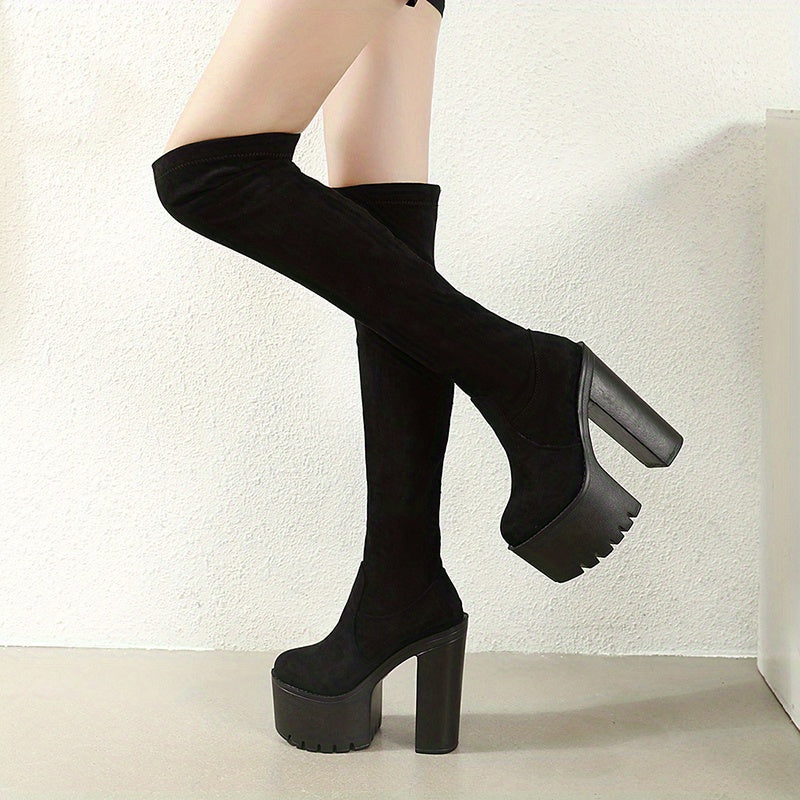 Block Heeled Boots