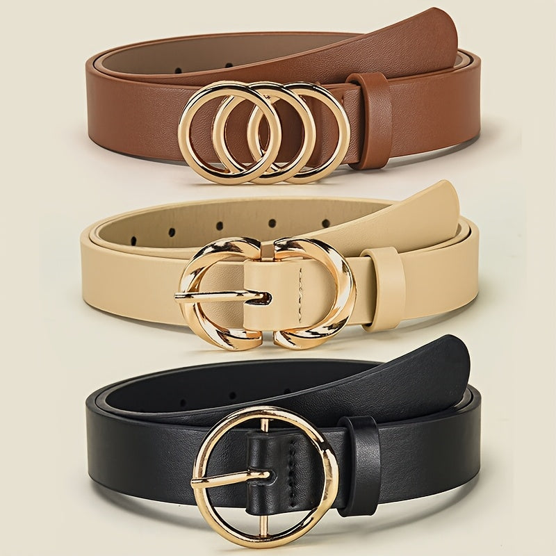 {3pcs} Simple and Stylish Multifunctional Belts