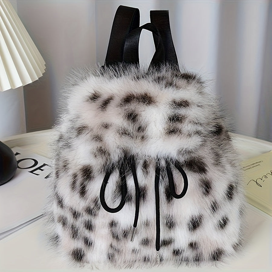 {1pc} Faux Fur Backpack
