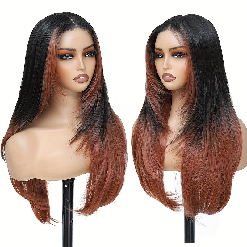 Glueless T-Part Synthetic Lace Front Wig