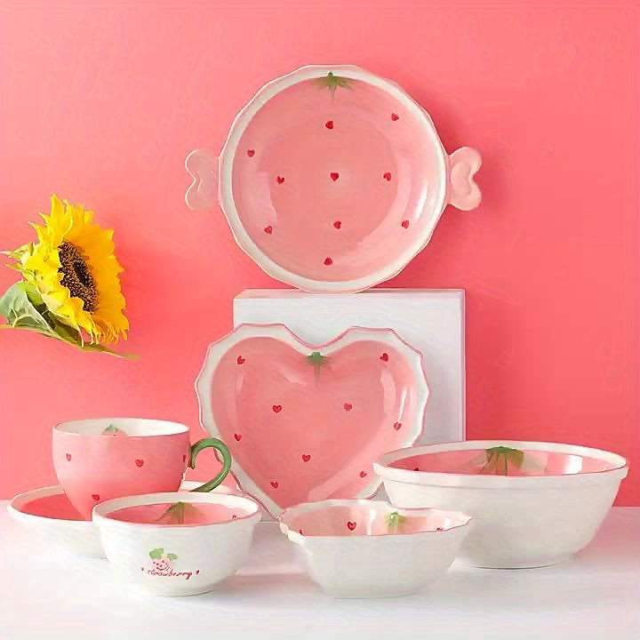 {2pcs} Ceramic Love Bowls