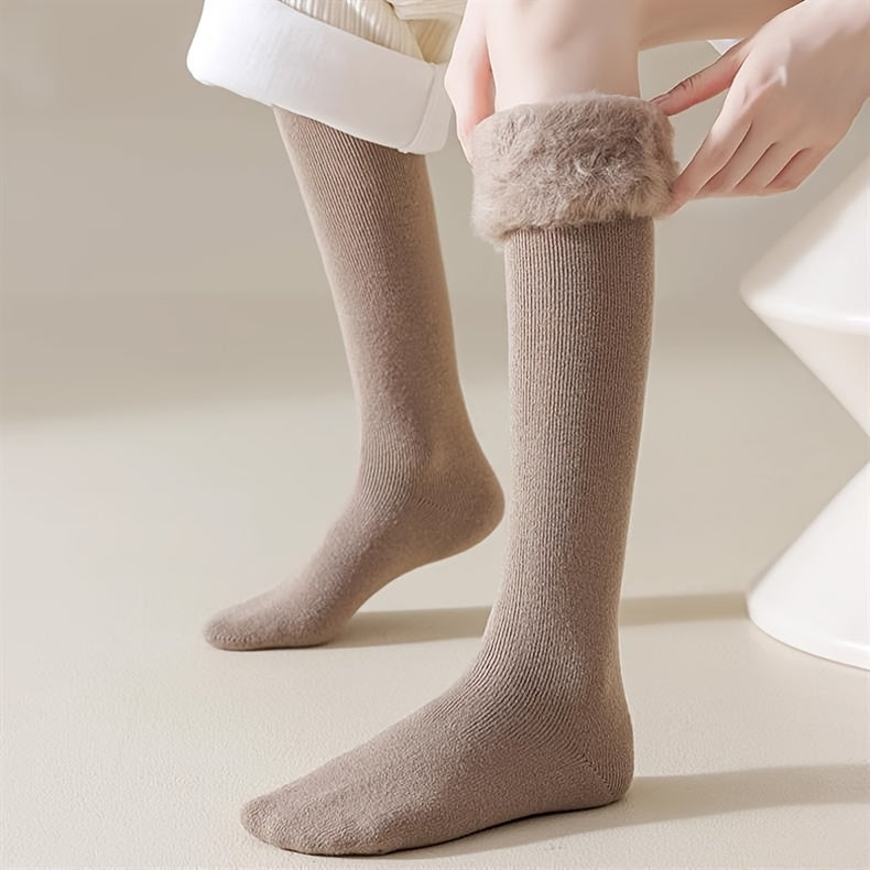 {3-Pair} Heavy Duty Thermal Over-The-Knee Socks