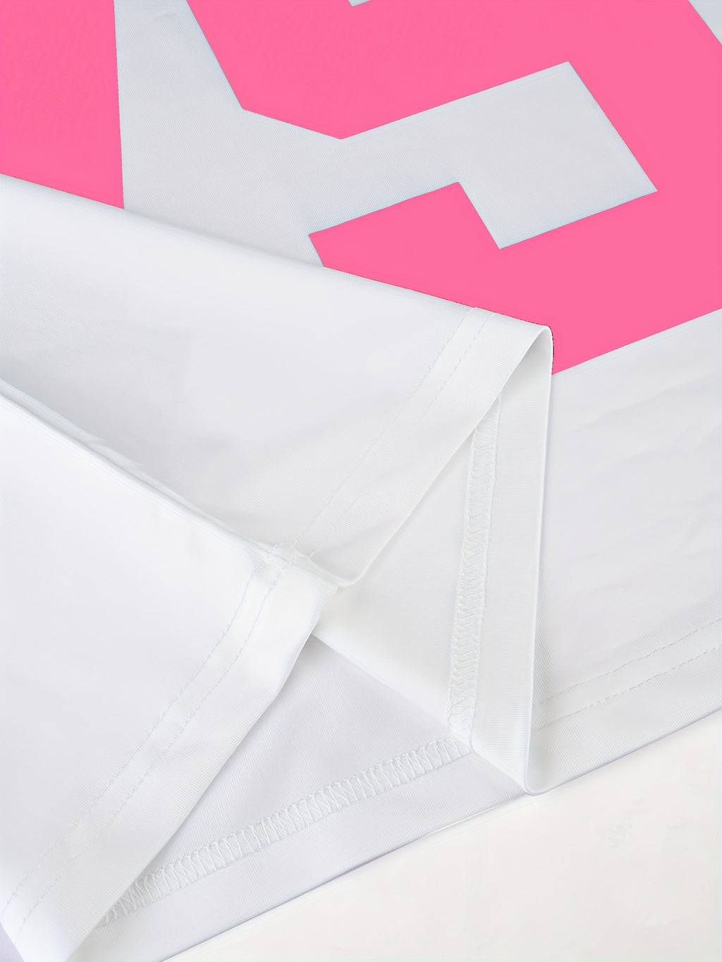 [2pcs} Digital Print Versatile V-Neck Top and Simple Wide-Leg Pants Set