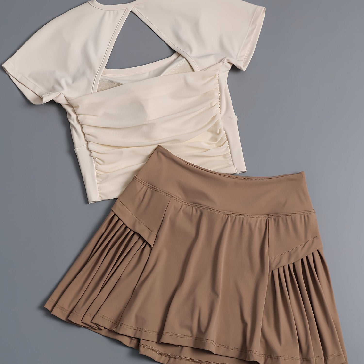 A Stylish Two-Piece Sports Outfit