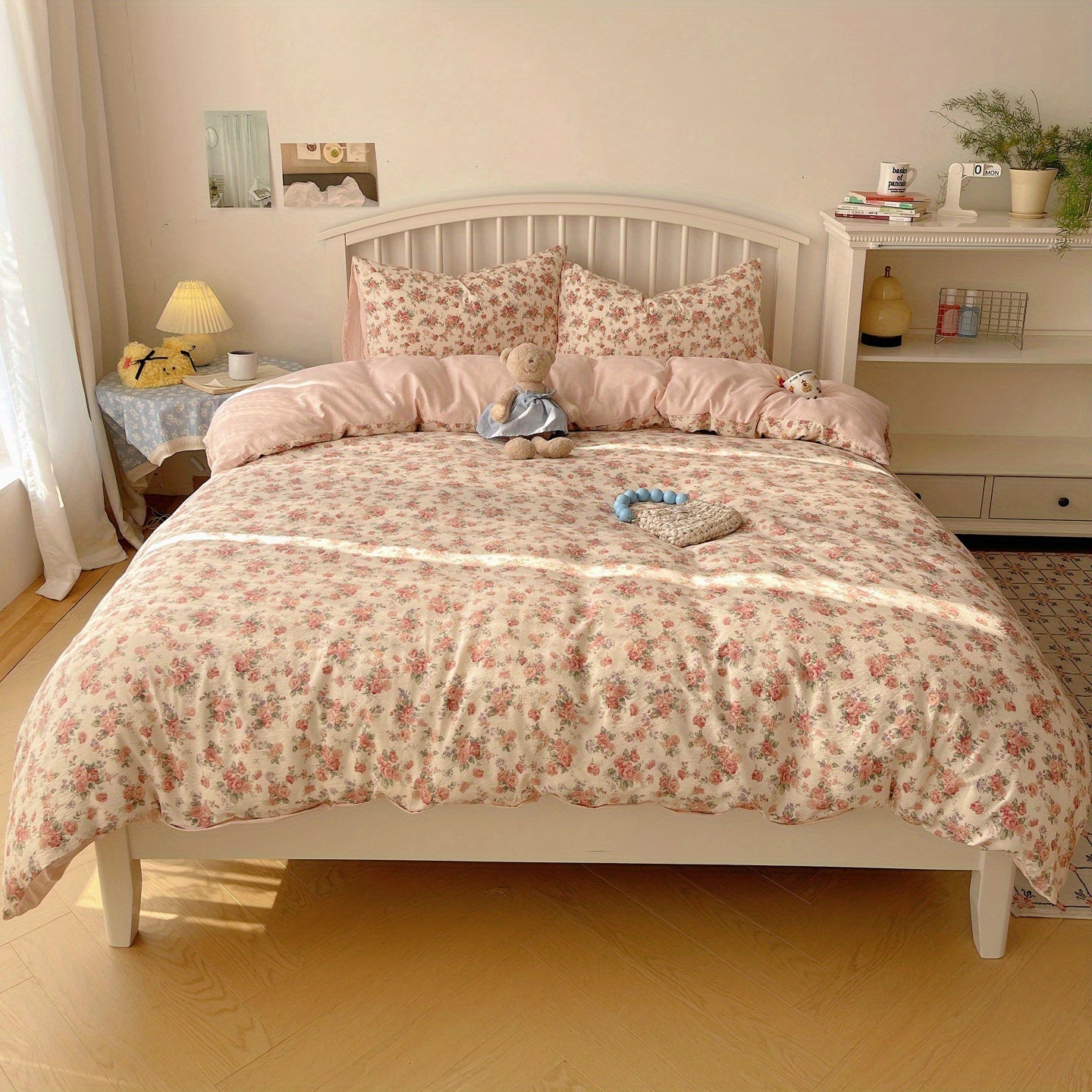 Rose Floral Bedding Set