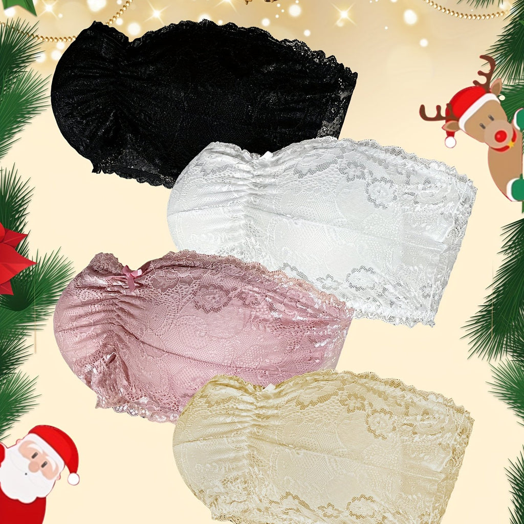 {4 Pack} Elegant Bra Set
