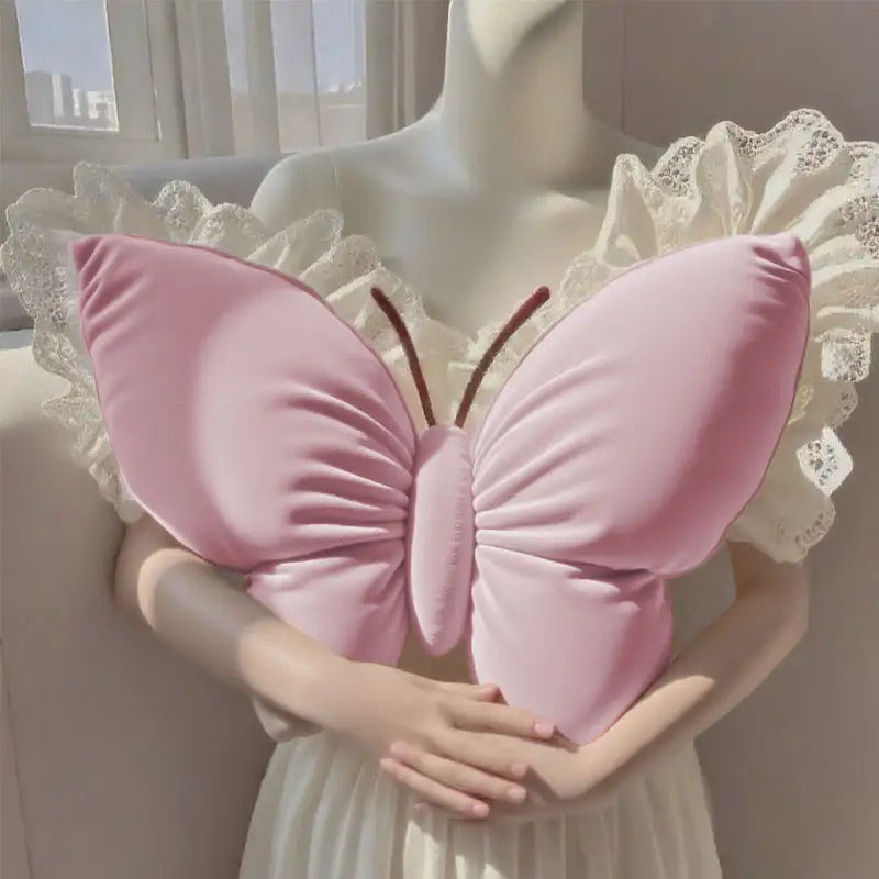 Butterfly-Shaped Pillow