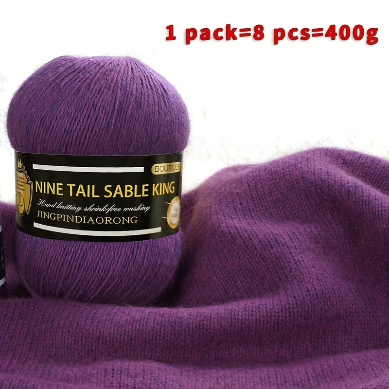 8rolls/pack Wool 10.00%, Cashmere 90.00% Yarn