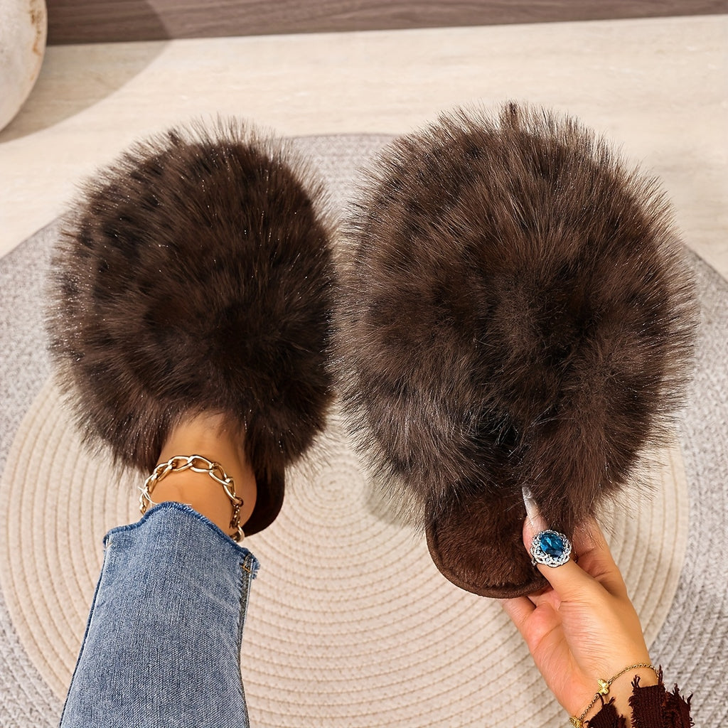 Cozy Leopard Slippers
