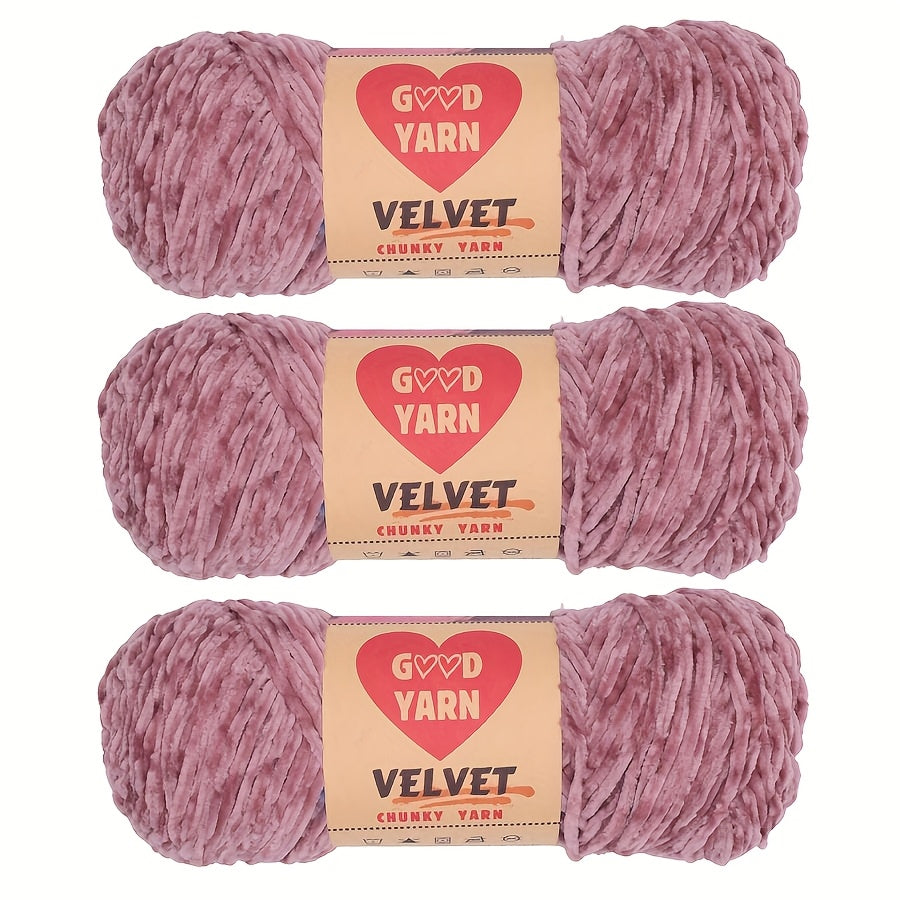 600g Big Chenille Velvet Yarn