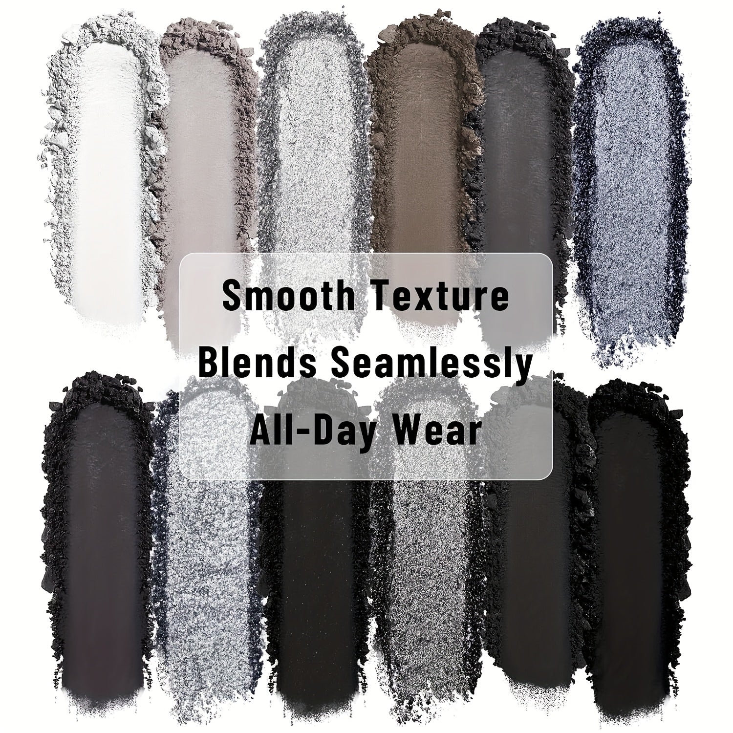 Black Smoky Eyeshadow Tray