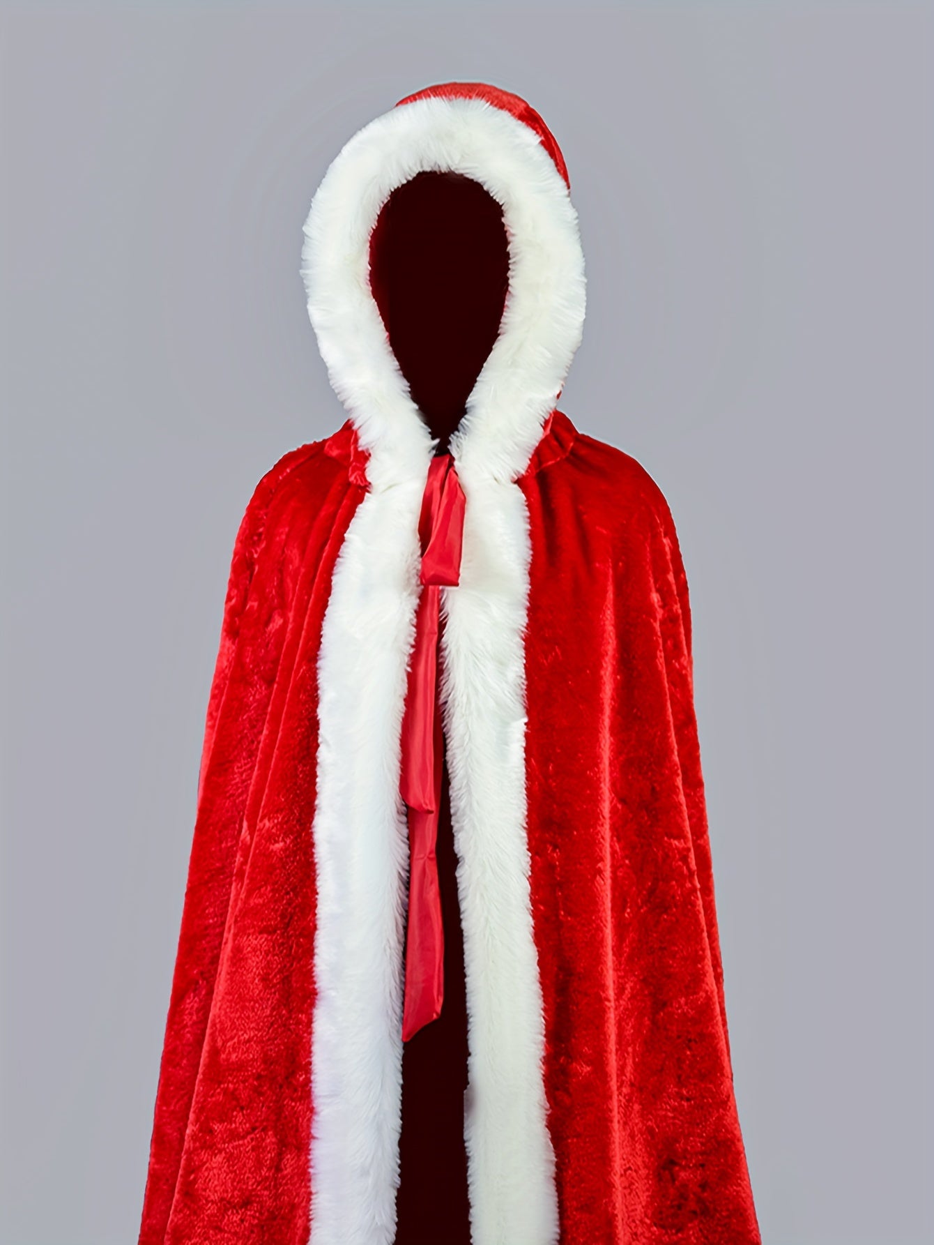 Plush Hooded Cape