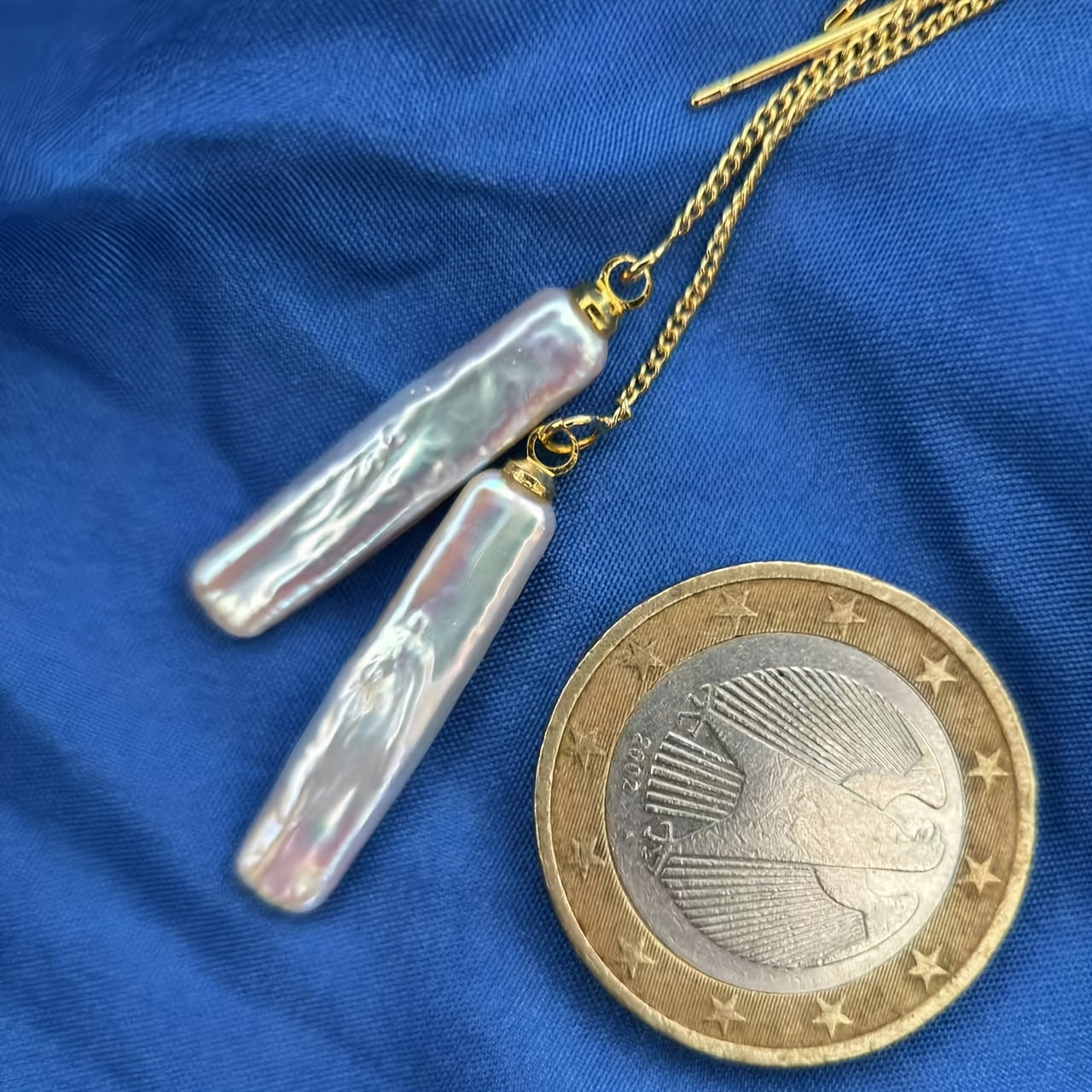 Pearls Tassel Drop Earrings