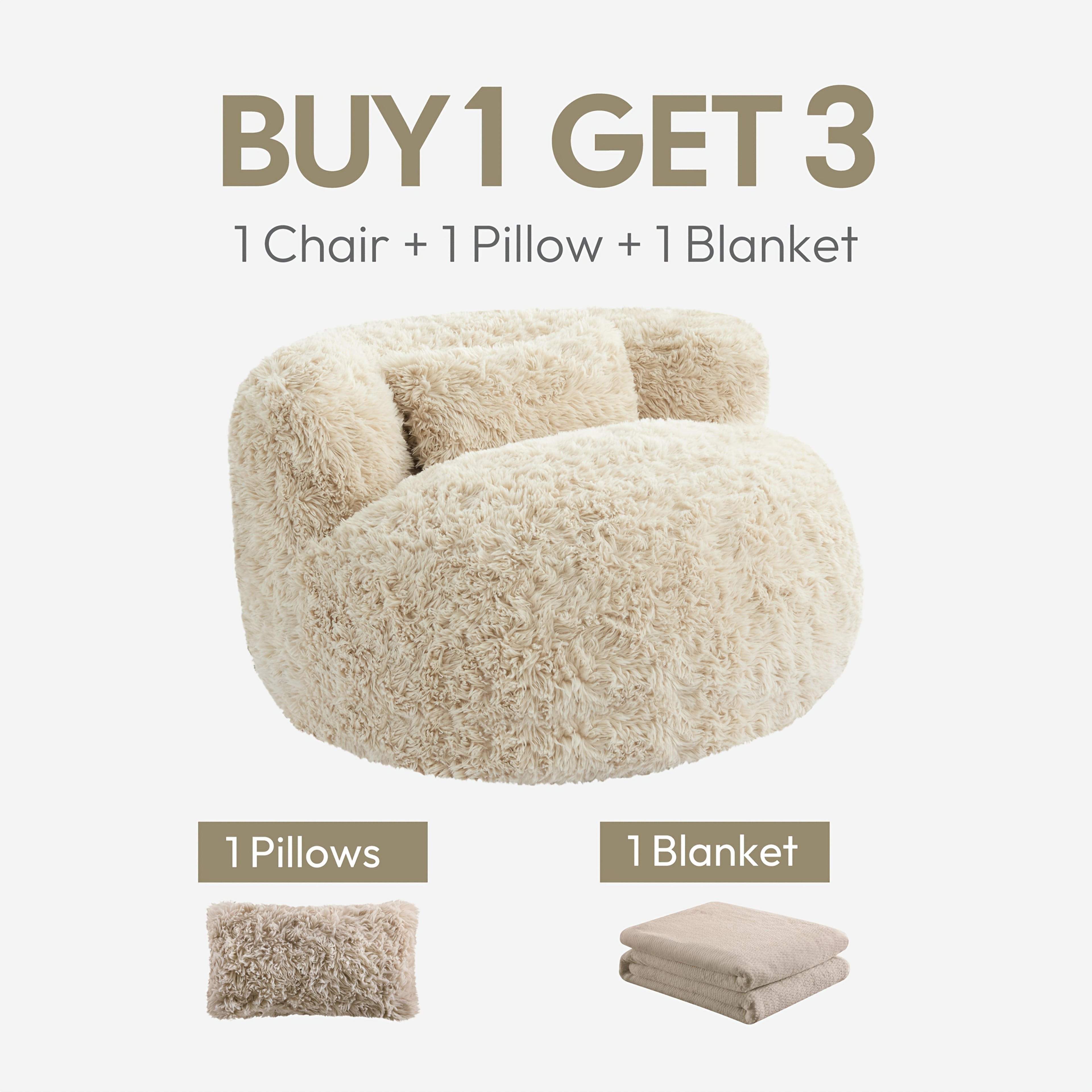 Fluffy Compression Sofa