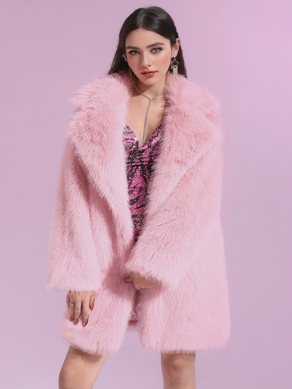 Faux Fur Coat