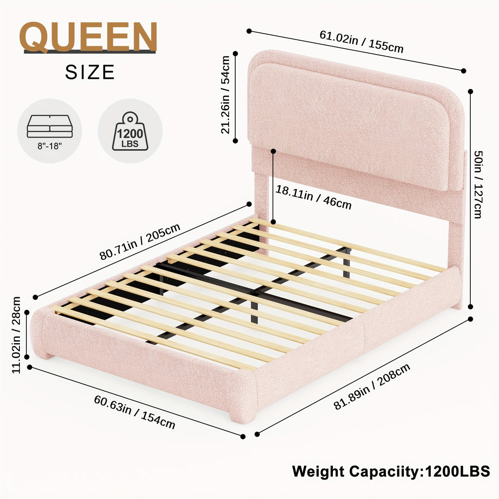 Full Size Soft Cloud Bed Frame