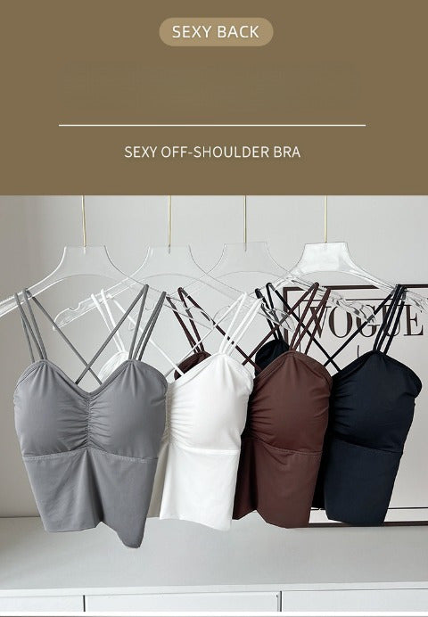 Set of 4 Sexy Lace-Back Camisoles