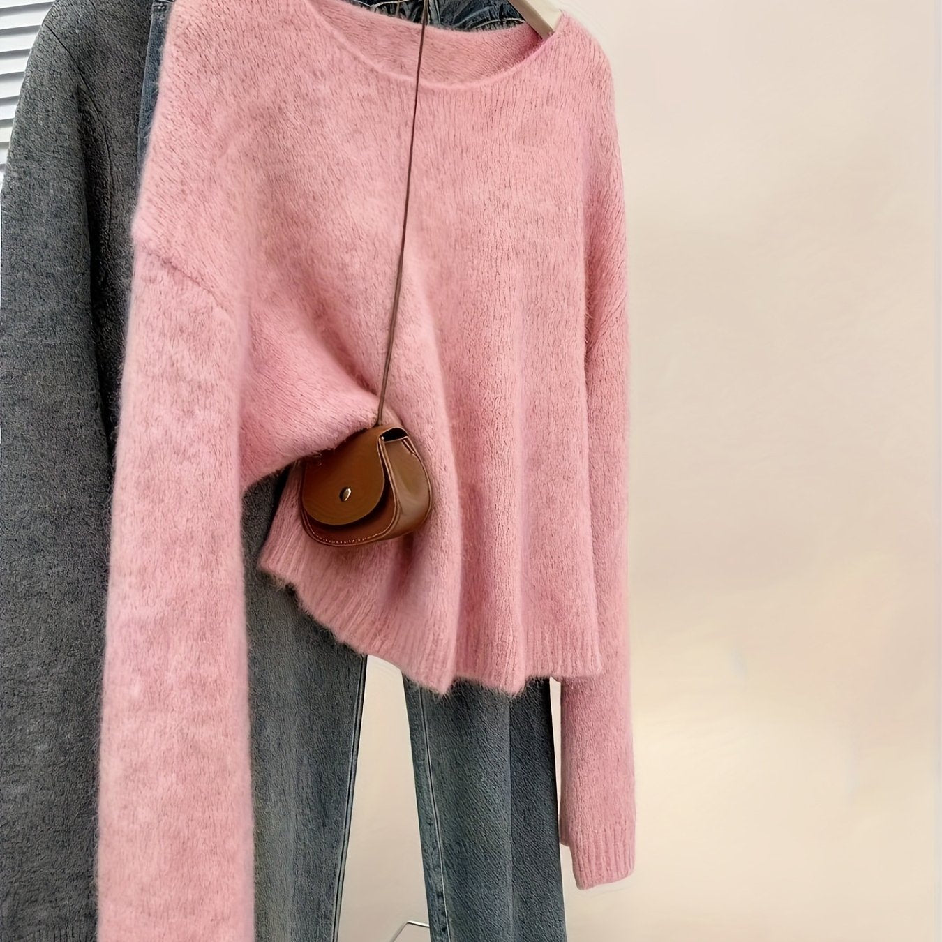 2025 New Christmas Casual Versatile Pullover Soft Short Sweater for Women Autumn Winter Base Layer