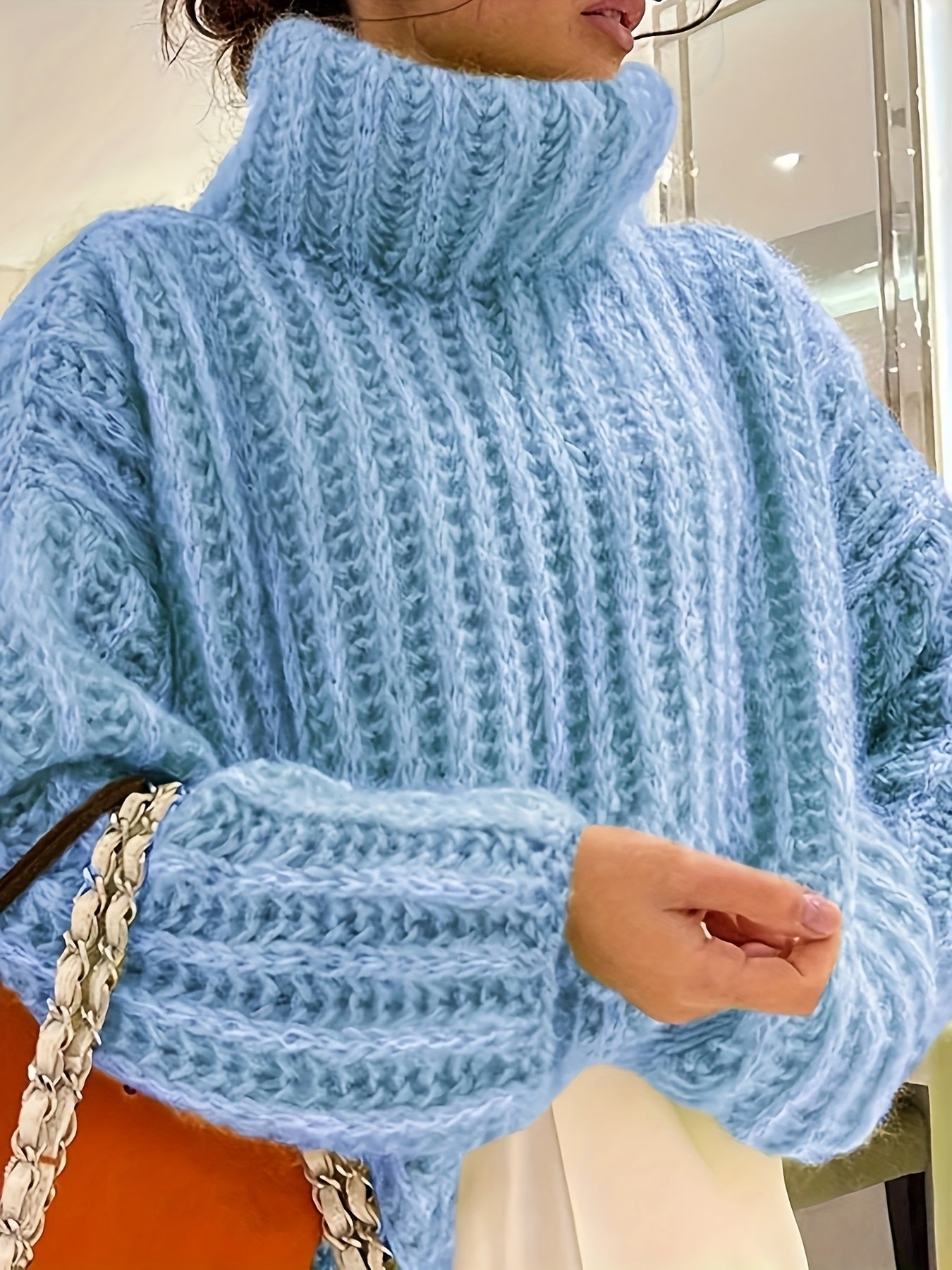 High-Neck Sweater