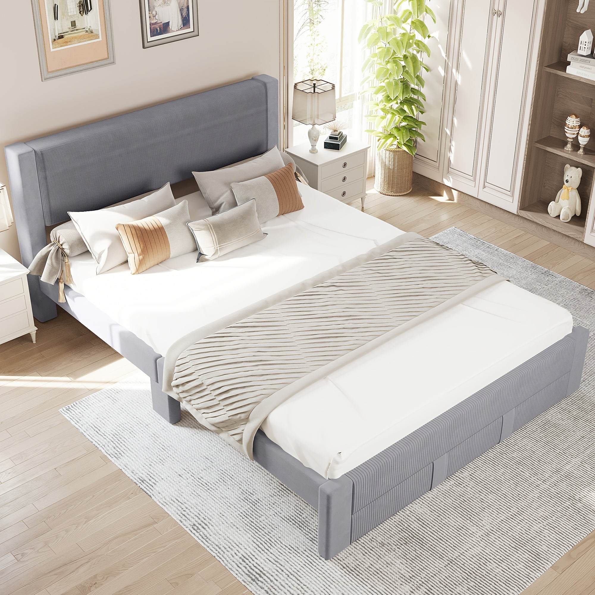 Bed Frame with Storage