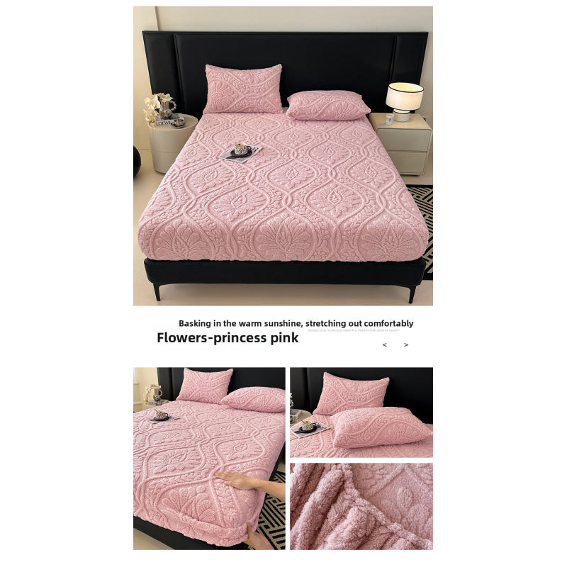 Jacquard Velvet Fitted Sheet