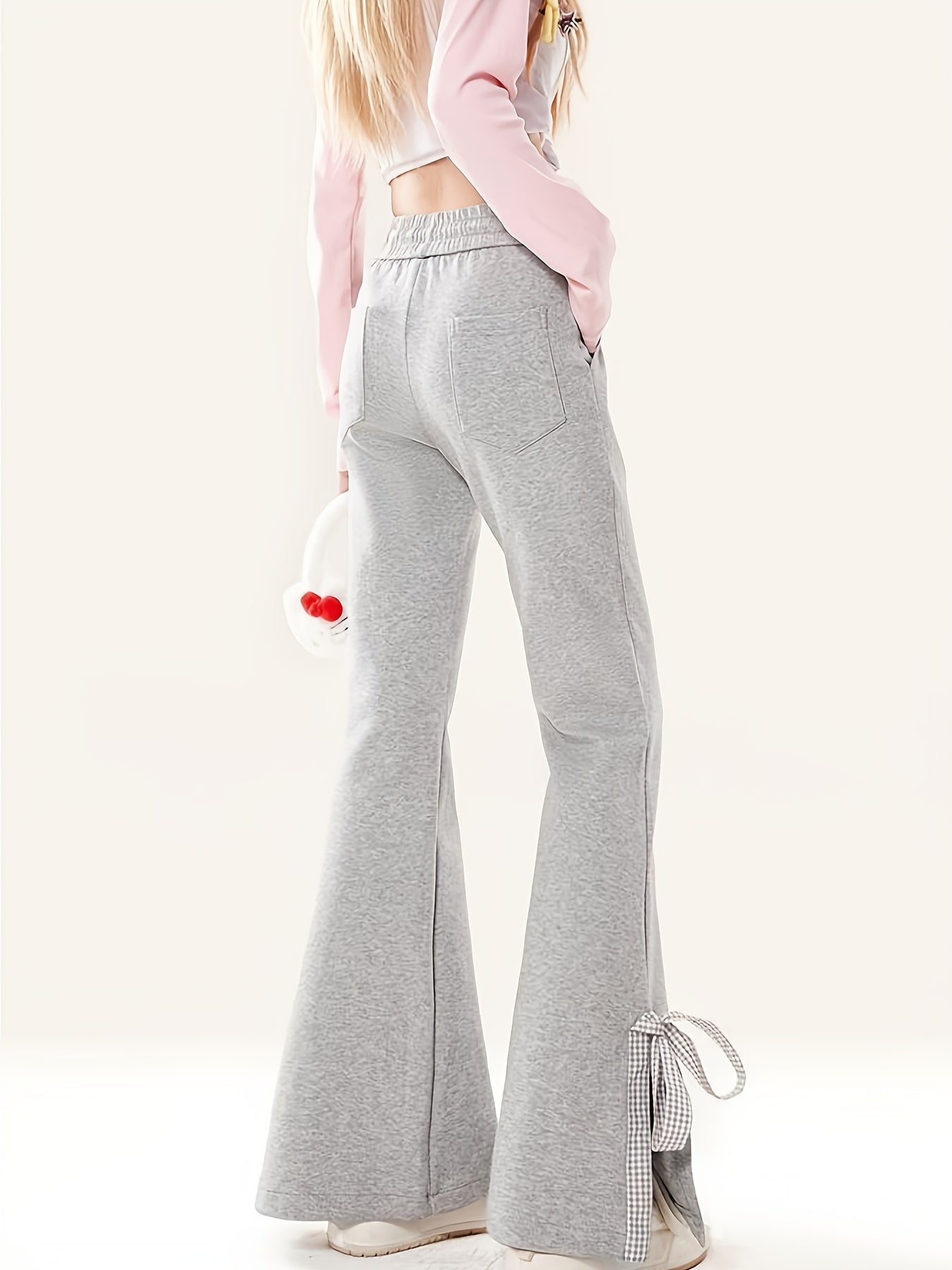 High-Waisted Flared Pants