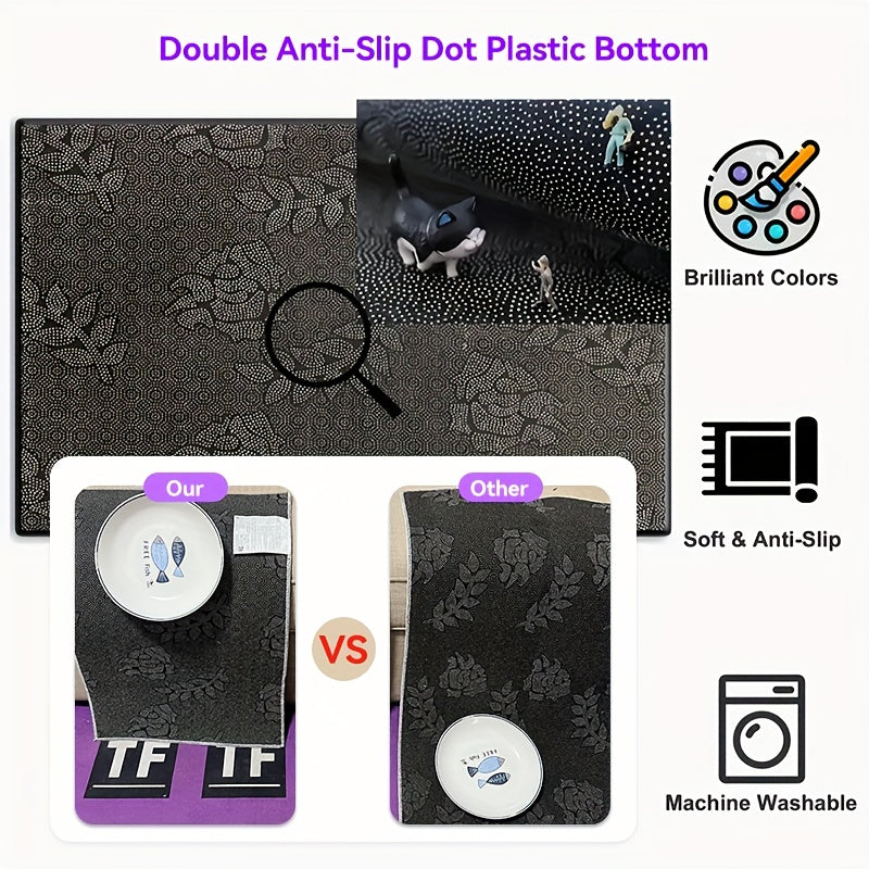 Leopard Print Round Mat