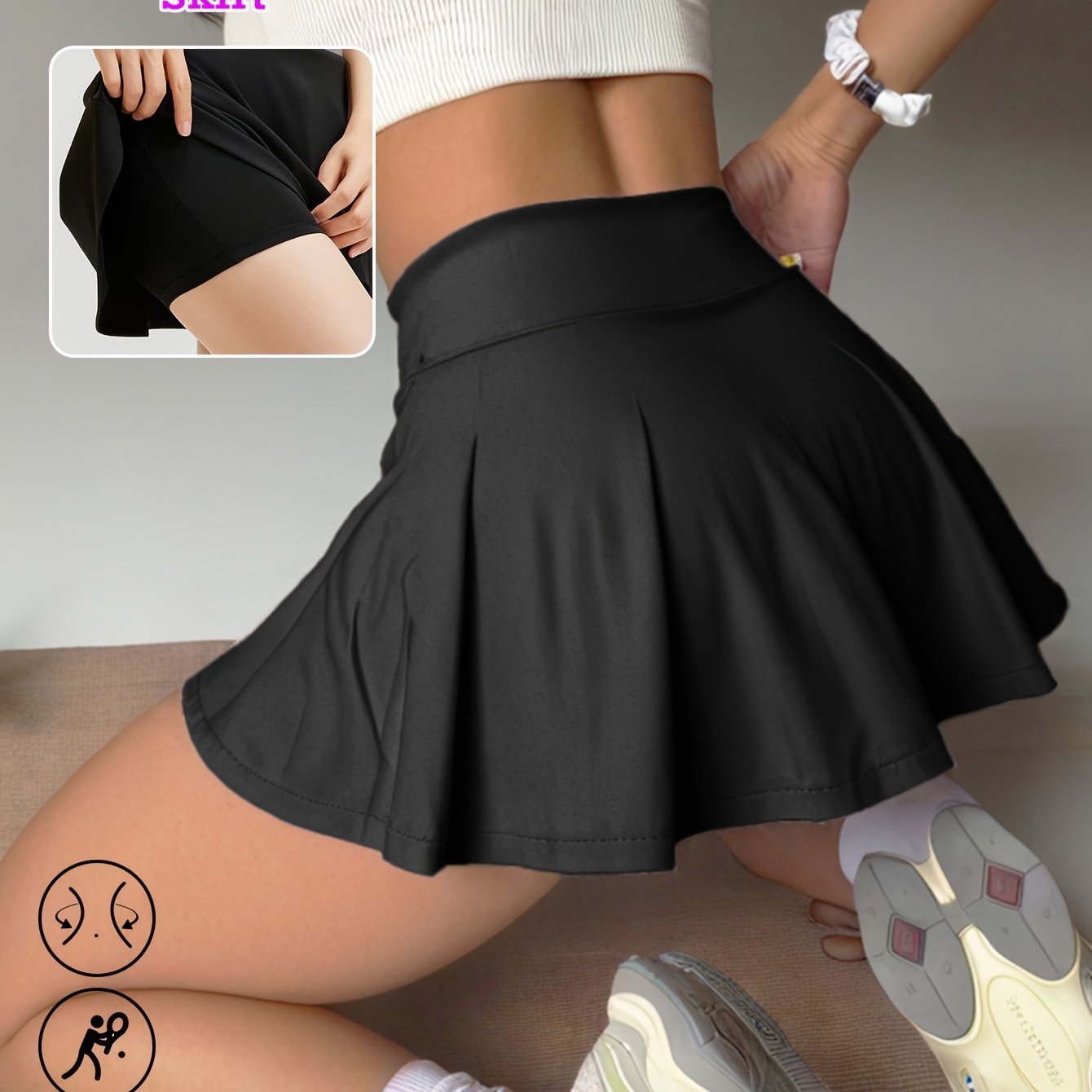 High-Waisted Sports Skirt