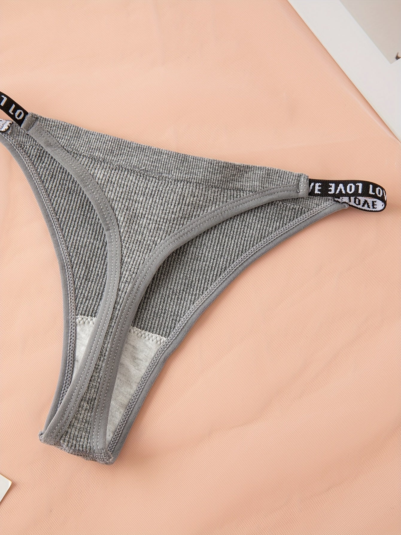 5 Sets of Comfortable And Breathable Fashionable Letter Lingerie Set