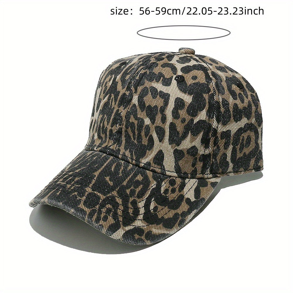 Leopard Print Baseball Cap