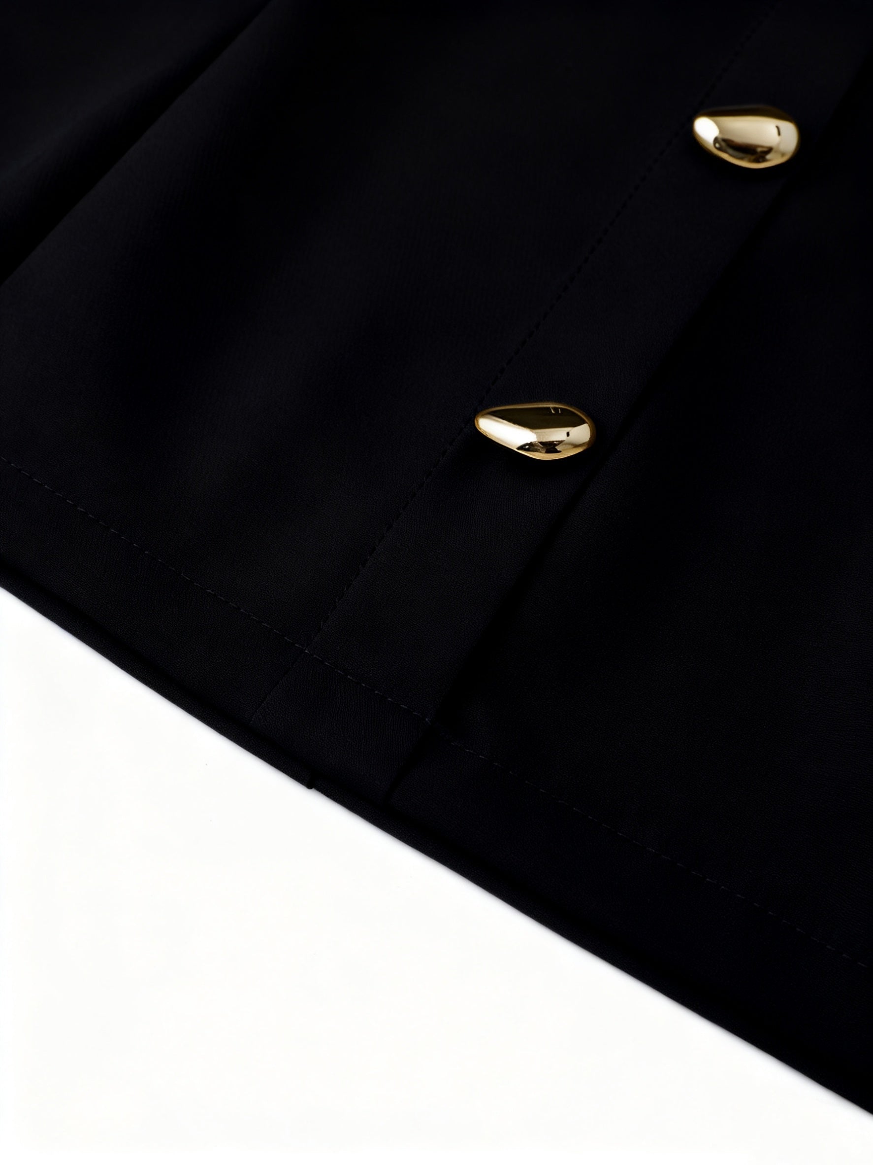 Sleeveless Waist-Cinching Dress with Tie and Button Closure