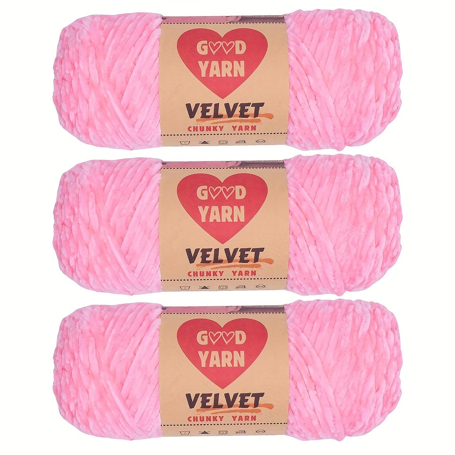 600g Big Chenille Velvet Yarn