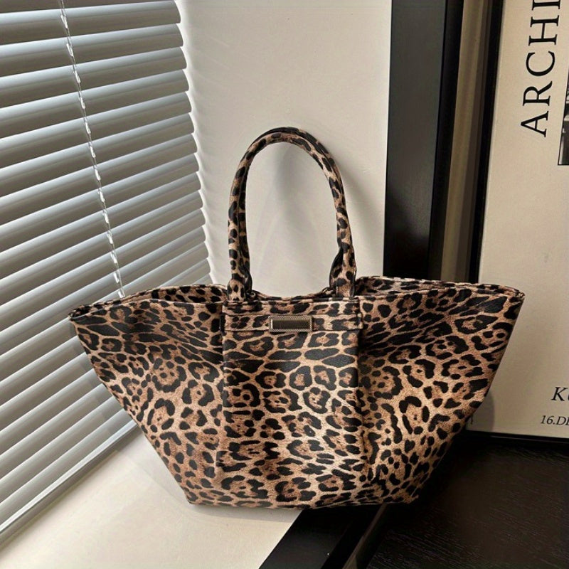 Leopard Print Tote Bag
