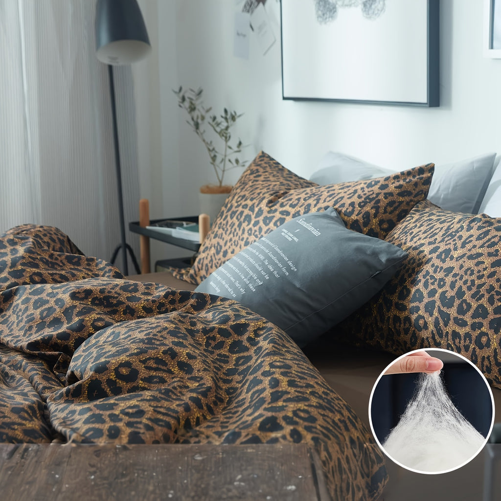 Leopard Print Comforter Set