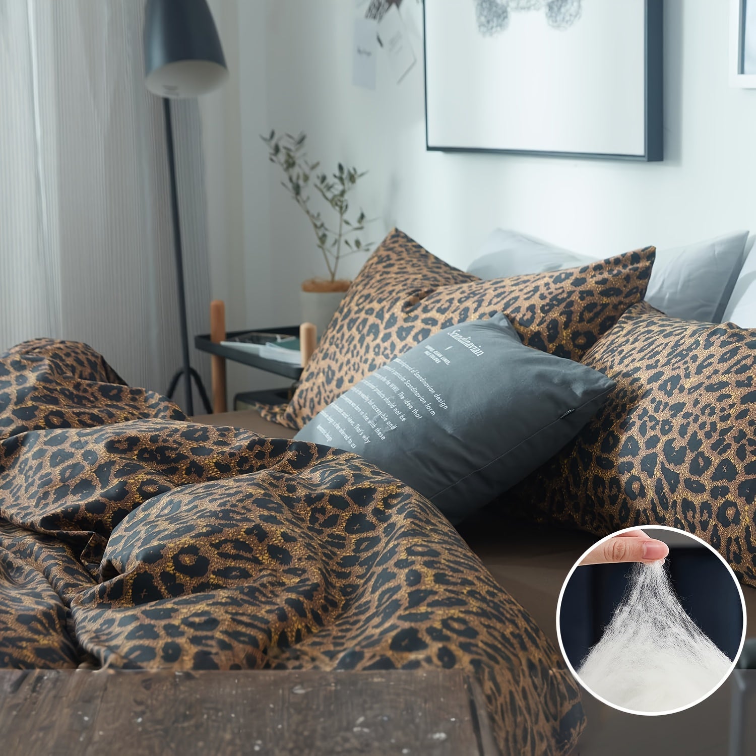Leopard Print Comforter Set