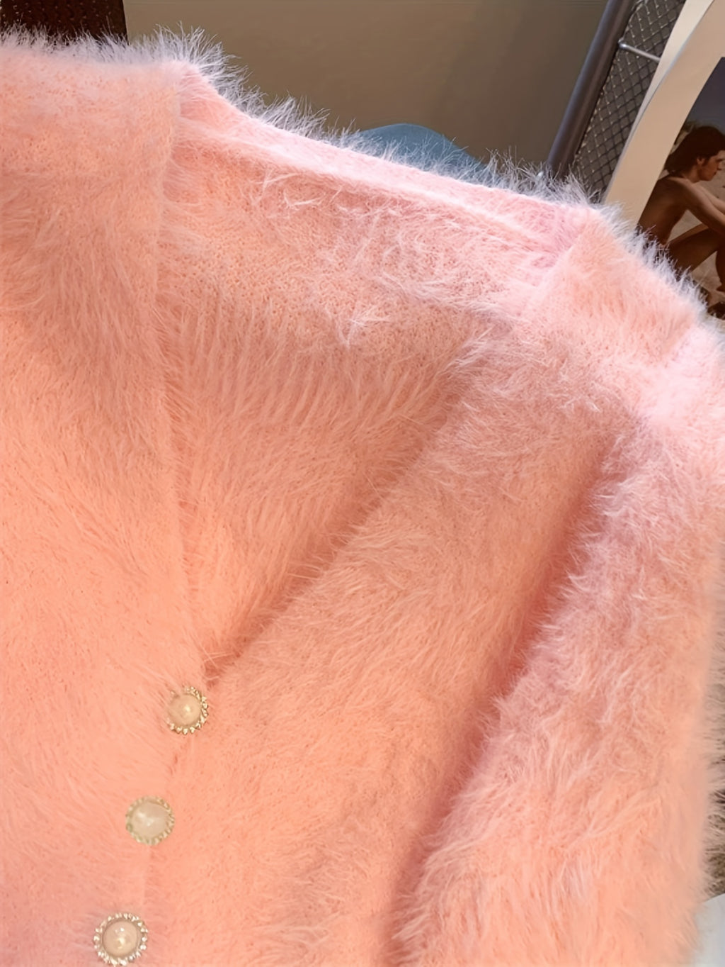 V-Neck Soft Cardigan