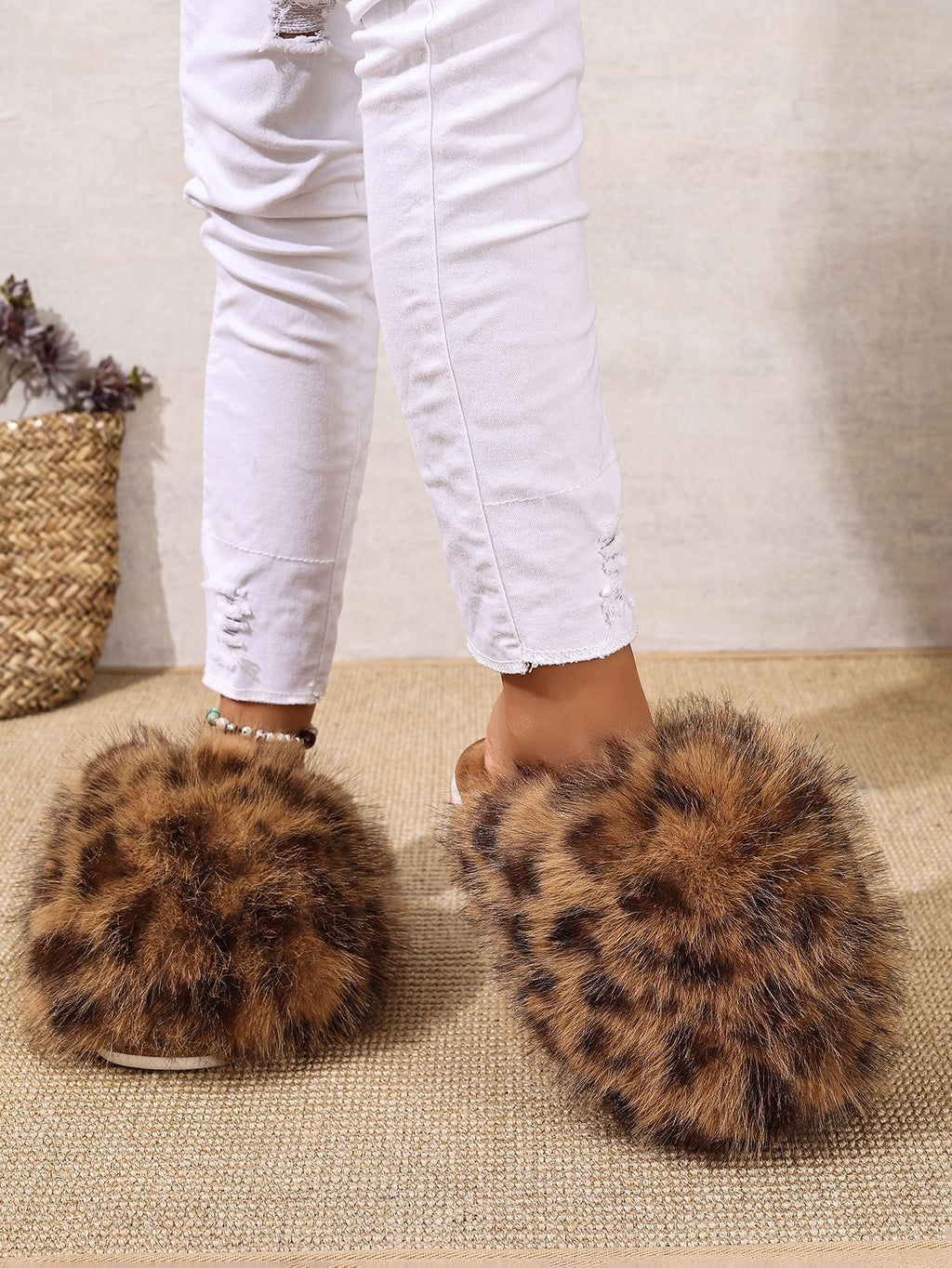 Cozy Leopard Slippers