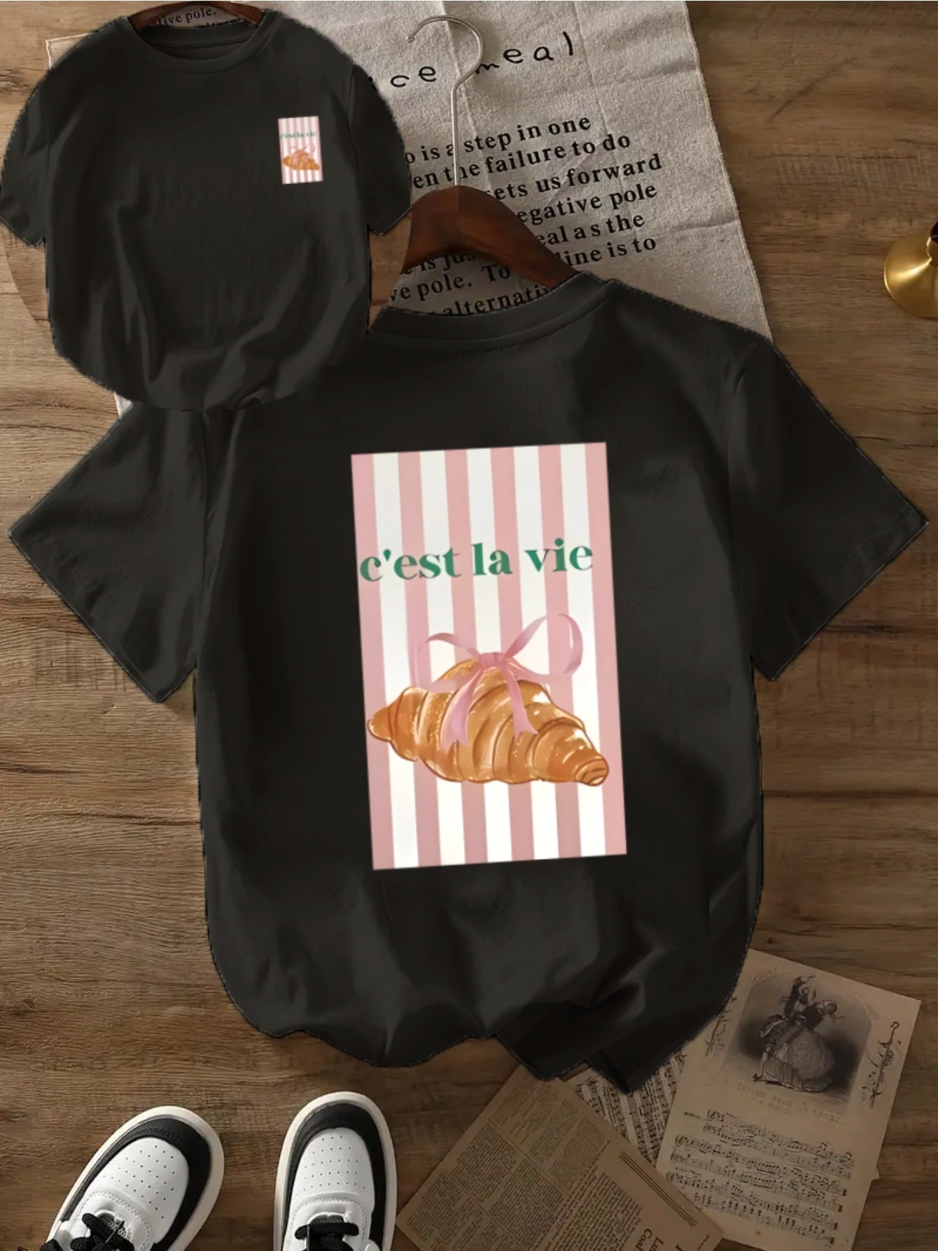 Casual Short Sleeve Crew Neck T-Shirt