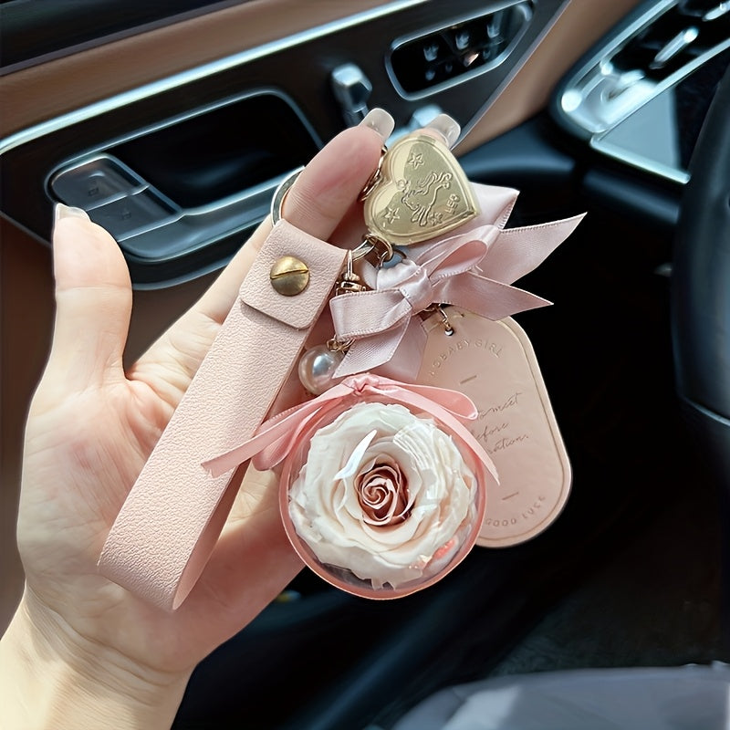 Eternal Rose Keychain