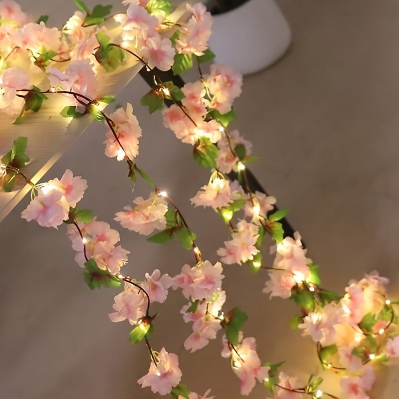 Contemporary Cherry Blossom Fairy String Lights