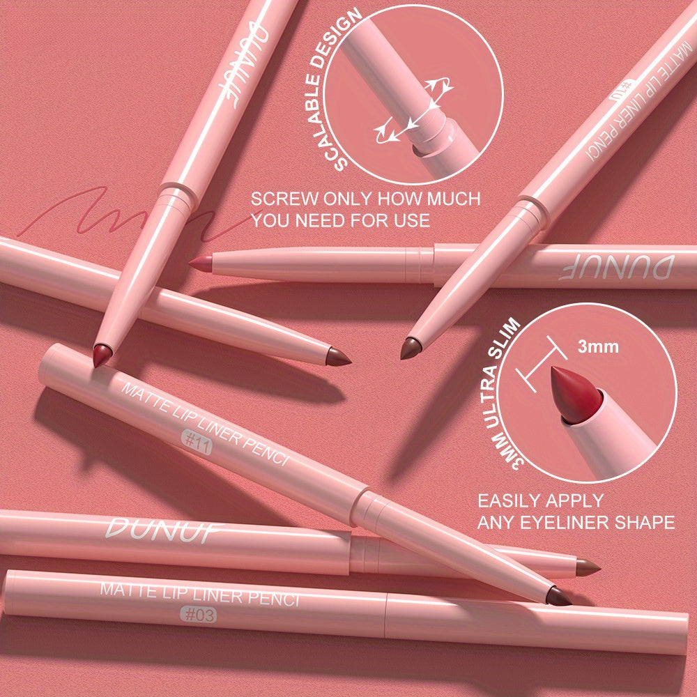 {12pcs} Matte Lip Liner Set