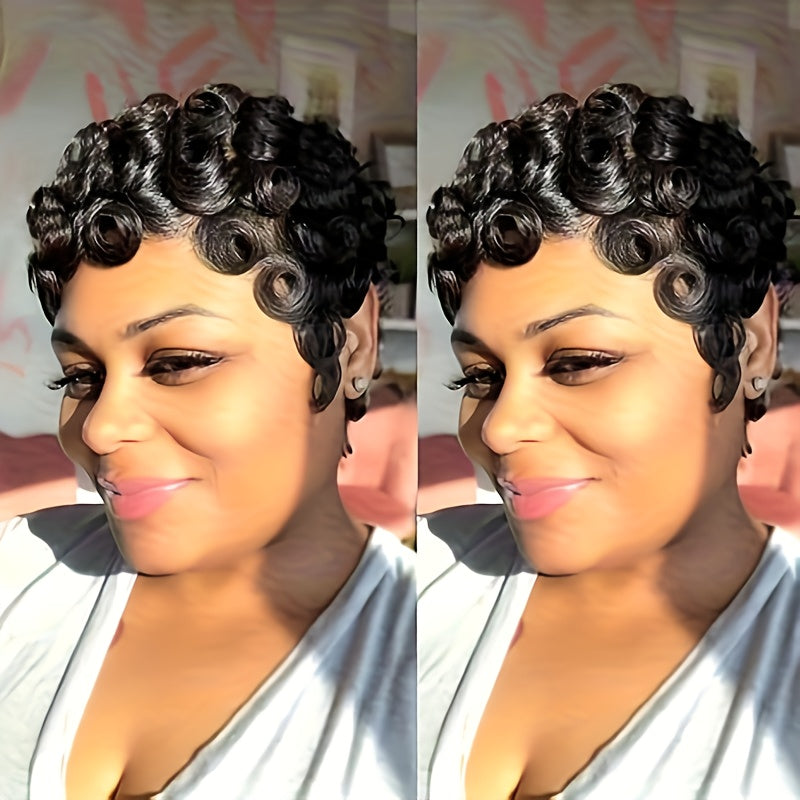 Pixie Cut Human Hair Wig